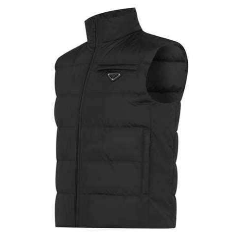 prada bodywarmer black|Prada gilets.